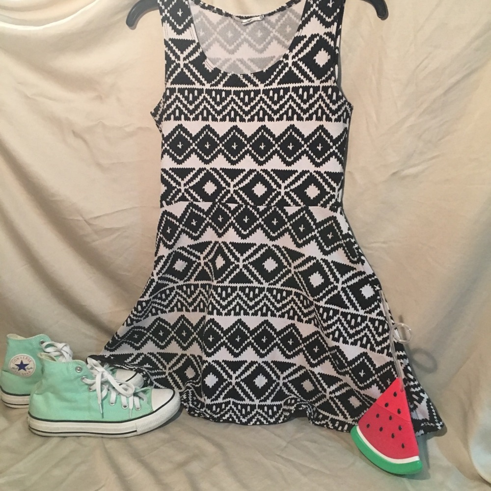 DONATED Tribal Skater Dress